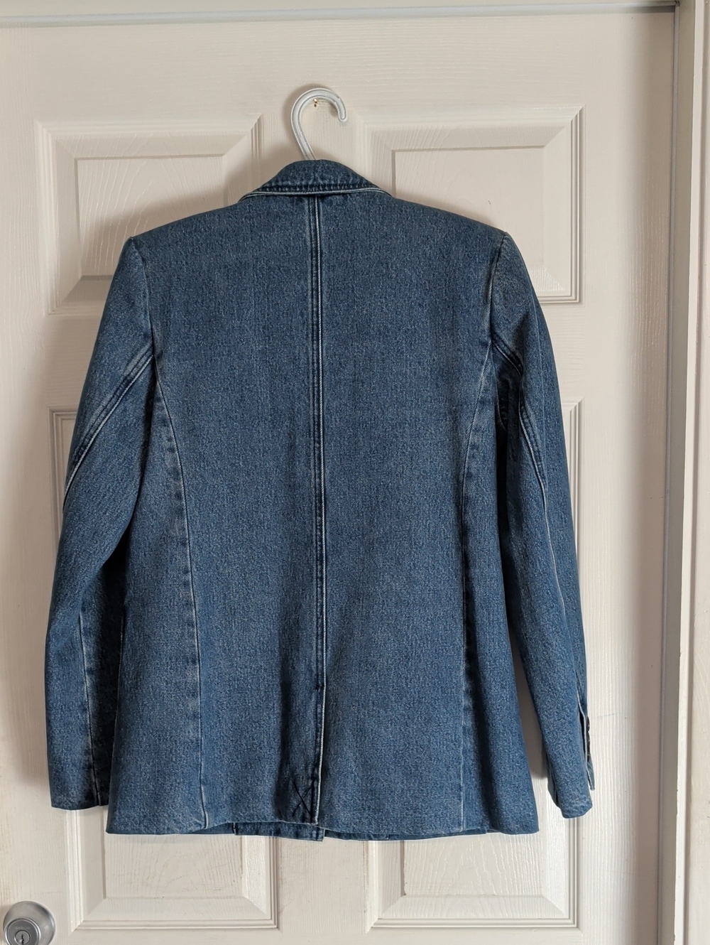 ME+EM Denim Blazer Denim Wear-With-Everything Blazer Women 6 - Picture 8 of 8